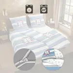 Пододеяльник Pure 200x200 + 2* 80x80 см - морской с буем Muller Textil - фото 5