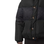 VERSACE Длинная стеганая куртка на пуговицах, Black - фото 8