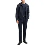 HUGO BOSS Куртка босс с эффектом крепа водоотталкивающая, Blue - фото 3