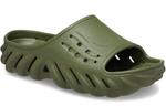 Тапочки echo slide 'army green' Crocs, зеленый - фото 3