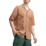 FILA Рубашка SS25 мужская темная ночь оранжевая - фото 5