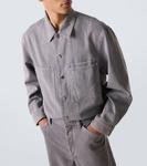 Рабочая джимовая рубашка Lemaire, Heather - фото 5