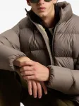 Стеганая куртка с высоким воротником Woolrich, коричневый - фото 4