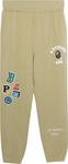 Брюки BAPE Multi Fonts Sweat Pants 'Beige', кремовый - фото 2