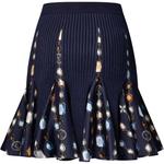 Юбка-карандаш Lv Necklace Insert LOUIS VUITTON, синий - фото 3