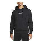 Толстовка Nike Club Fleece Pullover Soccer Hoodie 'Black', черный - фото