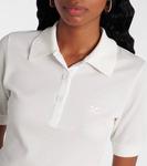 Хлопковое пике поло платье Courrèges, Natural - фото 4