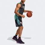 Баскетбольная майка мужская черная Adidas, черный - фото 4