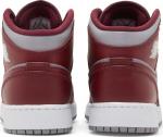 Кроссовки Air Jordan 1 Mid GS Cherrywood Red, красный - фото 6