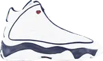 Кроссовки Jordan Pro Strong GS White Midnight Navy, белый - фото