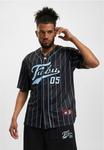 Рубашка VARSITY BASEBALL FUBU, цвет black lightblue - фото