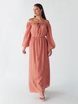 Платье BWLDR GEORGIE MAXI DRESS, персиковый - фото 3