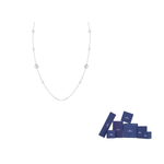 Swarovski Родированное колье Unisex White - фото