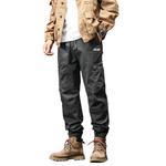 Повседневные брюки Unisex Jeep, Чистый черный - фото 9