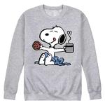 Мужской свитшот с рисунком Peanuts Snoopy Donut Coffee Licensed Character - фото