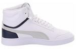 Кроссовки shuffle mid 'white grey peacoat' Puma, белый - фото 2