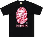 Футболка BAPE ABC Camo By Bathing Ape Tee 'Black/Pink', черный - фото 2