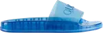 Сланцы Gucci Slide Sandal Transparent Blue, синий - фото 2