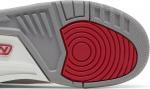 Кроссовки Air Jordan 3 Retro GS Cardinal Red, белый - фото 5