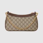 Сумка Gucci Ophidia GG Small, бежевый/коричневый - фото 2