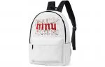 HINY Полиэстеровый рюкзак унисекс белый, One Size 10 - фото 3