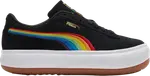 Кроссовки Puma Wmns Suede Mayu Rainbow - Black, черный - фото