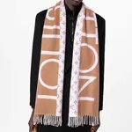 LOUIS VUITTON Вязаный шарф, Camel - фото 4