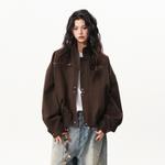 Куртка Unisex Stand Collar Moderate ZIAREL, черный with removable logo - фото 7