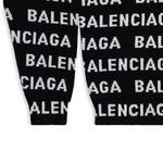 Джемпер мужской Balenciaga Intarsia-knit Logo, черный - фото 6