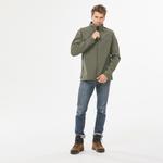 Куртка ветрозащитная теплая мужская Forclaz MT 100 Warm, зеленый - фото 9