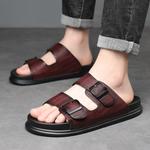 Шлепанцы мужские Jiedesen, темно-коричневый - фото 8