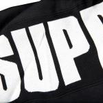 Толстовка Supreme Rib Hooded Sweatshirt 'Black', черный - фото 4