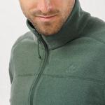 Толстовка Quechua MH120 для походов флисовая на молнии мужская, зеленый - фото 5