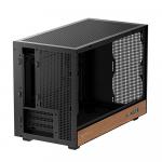 Корпус DeepCool CH160 Wood Grain Edition, Mini Tower, черный - фото 6