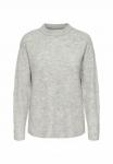 Джемпер ONLY ONLCAMILLA O-NECK PULLOVER, Light Grey Melange/Light Grey - фото 6