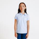 Детская поло для верховой езды Fouganza светло-фиолетовая - фото