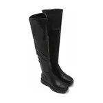 Сапоги Расса ботфорты с добавлением кожи Guess, черный - фото 2