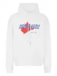 Худи с графичным принтом Dsquared2, белый - фото
