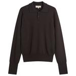 Поло трикотаж Studio Nicholson, Walnut - фото