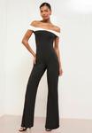 Комбинезон Lipsy Jumpsuit, Black White/Black - фото 2