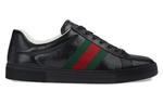 Кроссовки ace gg crystal canvas sneaker 'black' Gucci, черный - фото 2