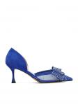 Туфли на высоком каблуке Eva Minge EO-AVA-78096-202, синий - фото