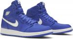 Кроссовки Air Jordan 1 Retro High OG BG Hyper Royal, синий - фото 8