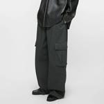 Хлопковые карго-брюки Acne Studios, черный - фото 5