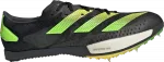 Кроссовки Adidas Adizero Ambition 'Black Solar Green', черный - фото