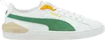 Кроссовки Puma Suede Bloc White Amazon Green, белый - фото