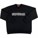 Свитшот Supreme Shattered Logo Crewneck, черный - фото