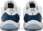 Кроссовки Air Jordan 11 Retro Low PS Navy Snakeskin 2019, белый - фото 6