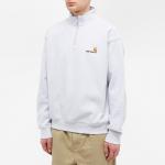 Толстовка Carhartt WIP Half Zip American Script Sweat - фото 2