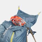 Рюкзак туристический мужской 50+10 л Forclaz MT900 UL, серо-синий - фото 14